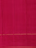 Orange Stripes Woven Kanchipuram Silk Saree With Contrast Border