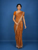 Orange Warli Designed Soft Silk Saree
