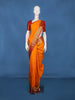 Orange Zari Woven Design Pure Kanchipuram Silk Saree