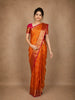 Orange Butta Woven Design Kanchipuram Silk Saree