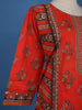 Orange Diamond Designed Cotton Salwar Suit