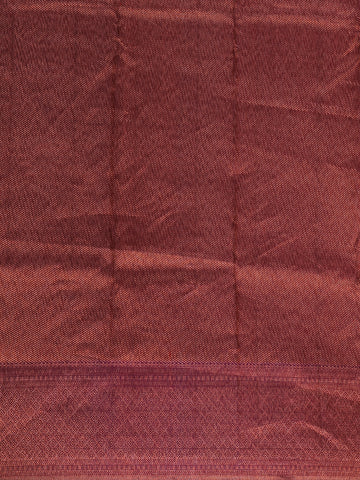 Orange Dot Zari Woven Pure Kanchipuram Silk Saree - Diadem