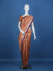 Orange Floral Designed Soft Silk Saree - Diadem