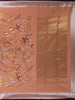 Orange Floral Designed Soft Silk Saree - Diadem