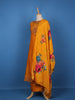 Orange Floral Designed Chiffon Salwar Suit - Diadem