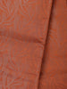 Orange Floral Designed Fancy Art Silk Saree - Diadem
