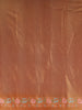 Orange Floral Designed Soft Silk Saree - Diadem
