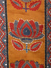 Orange Floral Printed Cotton Salwar Suit - Diadem