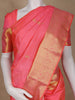 Orange Floral Weave Pure Kanchipuram Silk Saree - Diadem