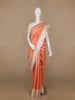 Orange Floral Woven Pure Kanchipuram Silk Saree - Diadem