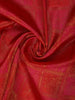 Orange Floral Woven Pure Kanchipuram Silk Saree - Diadem
