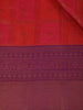 Orange Floral Woven Pure Kanchipuram Silk Saree - Diadem