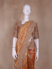 Orange Floral and Paisley Designed Tissue Organza Saree - Diadem