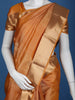 Orange Floral woven Silk Saree - Diadem