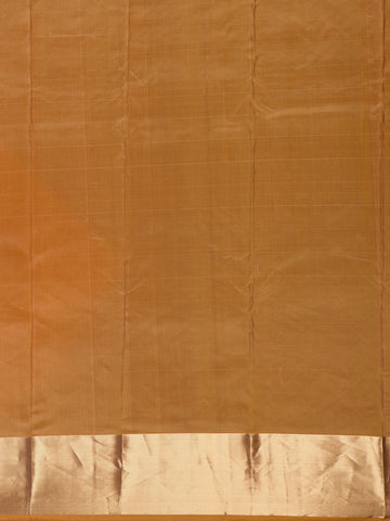 Orange Floral woven Silk Saree - Diadem