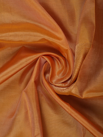 Orange Floral woven Silk Saree - Diadem