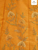 Orange Raw Silk Embroidered Bridal Lehenga - Diadem