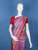 Orchid Purple Floral & Leaf Designed Silk Saree - Diadem