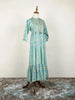 Blue Kurti Enhanced with Floral Prints - Diadem