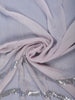 Pale Pink Sequins Embroidered Georgette Saree - Diadem