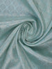 Pale Blue Floral Woven Pure Kanchipuram Silk Saree - Diadem