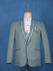Pale Blue Plain Men's Suit - Diadem