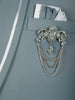 Pale Blue Plain Men's Suit - Diadem