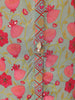 Pale Green Floral Designed Semi Silk Salwar Suit - Diadem