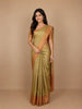 Pale Green Floral Woven Pure Kanchipuram Silk Saree