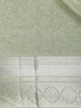 Pale Green Floral Woven Pure Kanchipuram Silk Saree - Diadem