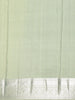 Pale Green Floral Woven Pure Kanchipuram Silk Saree - Diadem