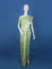 Pale Green Floral Woven Pure Kanchipuram Silk Saree - Diadem