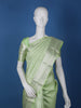 Pale Green Floral Woven Pure Kanchipuram Silk Saree - Diadem