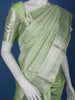 Pale Green Floral Woven Pure Kanchipuram Silk Saree - Diadem