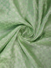 Pale Green Floral Woven Pure Kanchipuram Silk Saree - Diadem