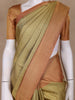 Pale Green Floral Woven Pure Kanchipuram Silk Saree - Diadem