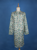 Pale Green Paisley Designed Semi Silk Kurta Set, With Pant