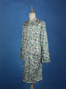 Pale Green Paisley Designed Semi Silk Kurta Set, With Pant