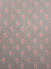Pale Grey Floral Designed Cotton Saree - Diadem