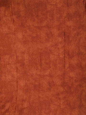 Pale Orange Abstract Designed Crepe Silk Saree - Diadem