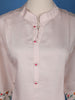 Pale Pink Floral Designed Cotton Salwar Suit - Diadem