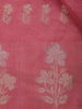 Pale Pink Floral Designed Semi Silk Fancy Saree