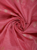 Pale Pink Floral Designed Semi Silk Fancy Saree