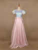 Pale Pink Sequin Gowns for Mother & Daughter - Diadem