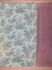 Pale Yellow Floral Designed Chanderi Cotton Saree