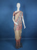 Pale Yellow Floral Designed Semi Tussar Saree - Diadem