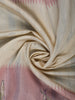 Pale Yellow Floral Designed Semi Tussar Saree - Diadem