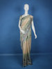 Pale Yellow Floral Designed Semi Tussar Saree - Diadem