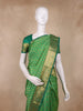 Parrot Green Butta Woven Design Kanchipuram Silk Saree