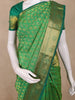 Parrot Green Butta Woven Design Kanchipuram Silk Saree